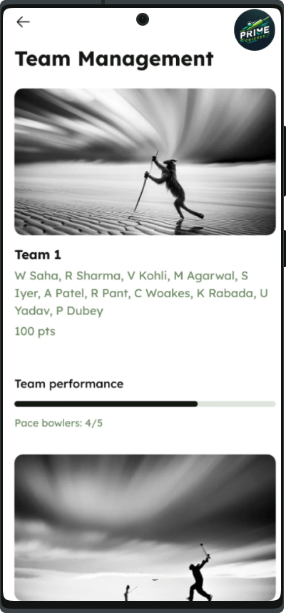 PrimeCricket App Screenshot 3